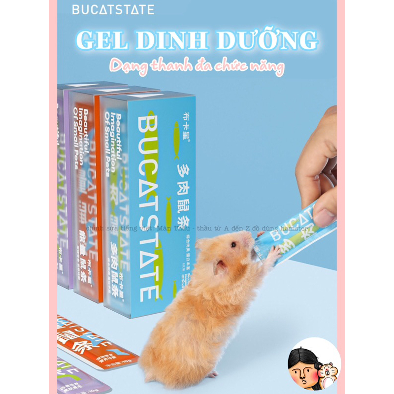 Gel mềm dinh dưỡng đa chức năng Bucatstate dành cho Hamster