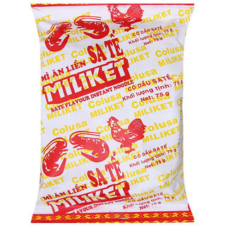Mì Sa Tế MILIKET Giấy Vàng Gói 75g