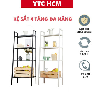 YTC- Kệ Sách  4 Tầng bằng thép để phòng khách phòng ngủ tiện sang trọng