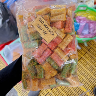 Bánh tráng cuộn phô mai sữa ngũ sắc 500g