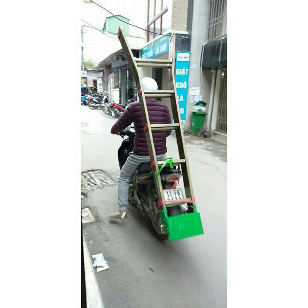 Thang inox 304 MITLADDER 2 tư thế  A & I chiều cao 1.5m đến 2.5m loại xịn dày