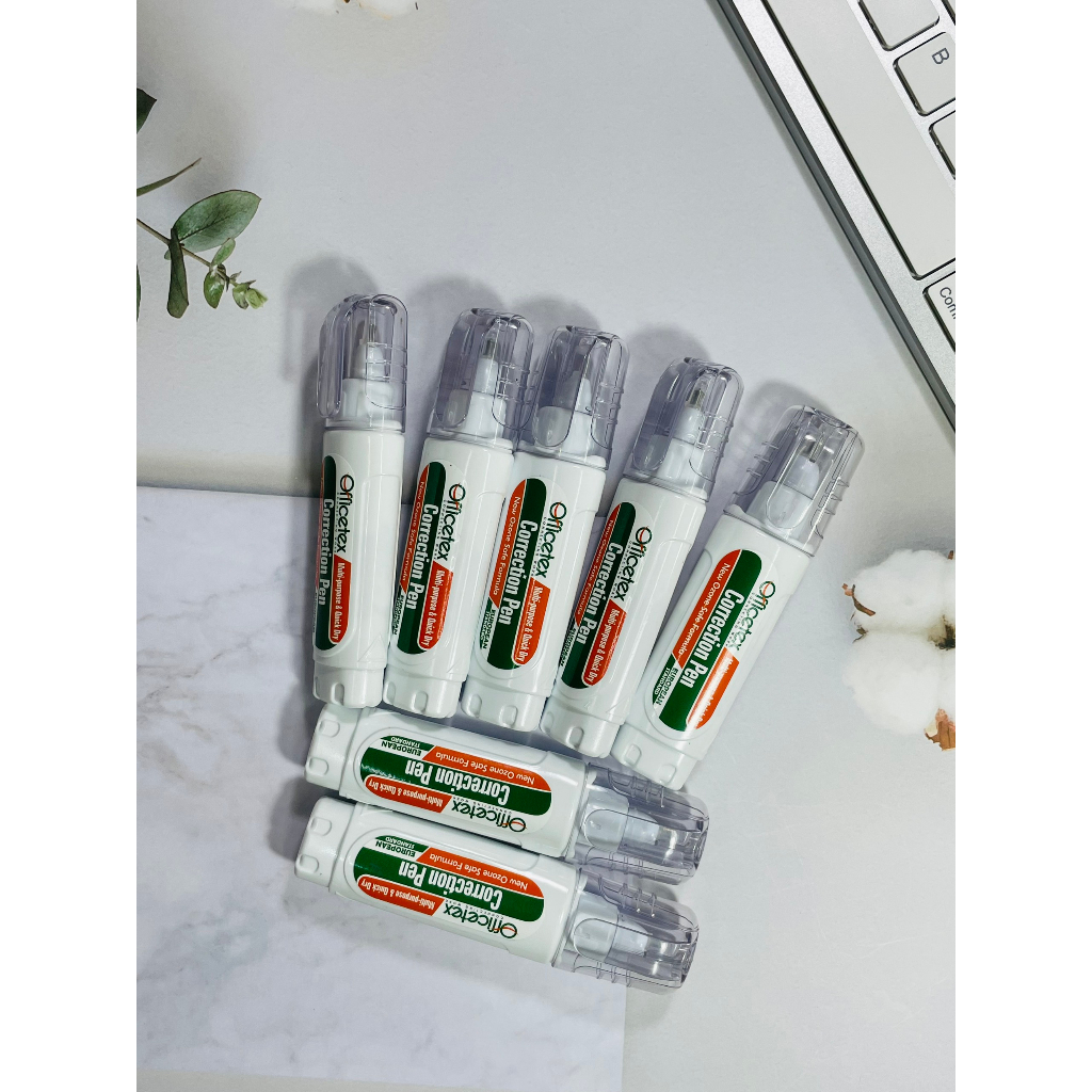 Bút Xóa Kéo Gấu Dâu, Băng Xóa Pastel Kèm Sticker, Bút Xóa Nước, Bút Xóa Nước Thiên Long, Bút Xóa Kuromi, Set Xóa Kéo