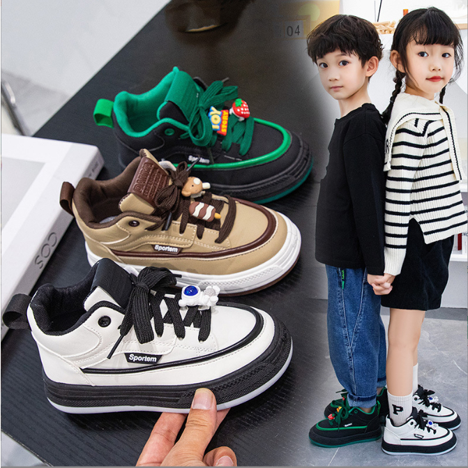 Giày Bé Trai Bé Gái Cao Cấp Phong Cách Thể Thao Cá Tính Size 26-37