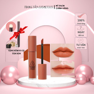 Son kem 3CE SOFT LIP LACQUER - Tawny Red.