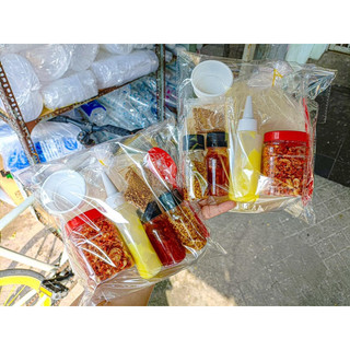 Combo bánh tráng phơi sương 400g - muối tôm hành phi - túi bơ béo 100gr