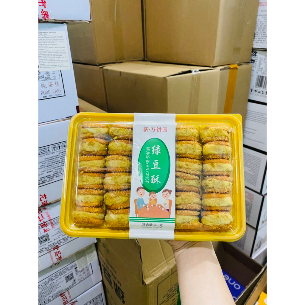 Bánh hạt dẻ/ khoai môn/ đậu xanh mật ong Đài Loan 500g