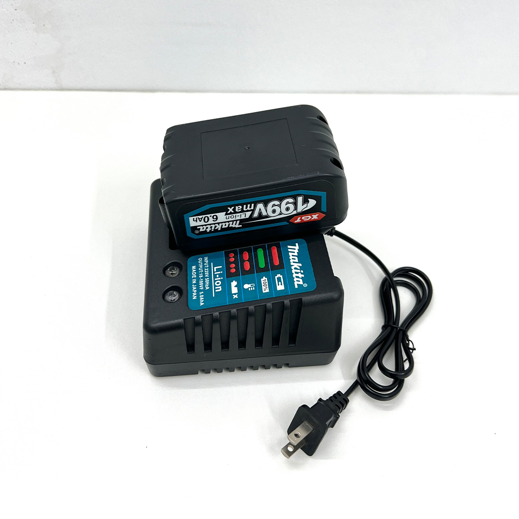 Sạc pin sạc chân đế to dành cho máy khoan pin, máy siết bulong, máy cưa, chân phổ thông Makita sạc pin 10cell pin 15cell