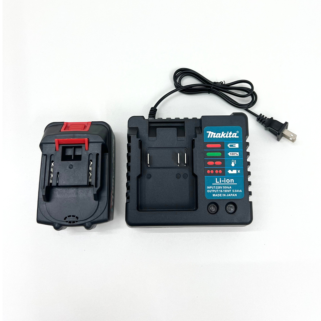 Sạc pin sạc chân đế to dành cho máy khoan pin, máy siết bulong, máy cưa, chân phổ thông Makita sạc pin 10cell pin 15cell