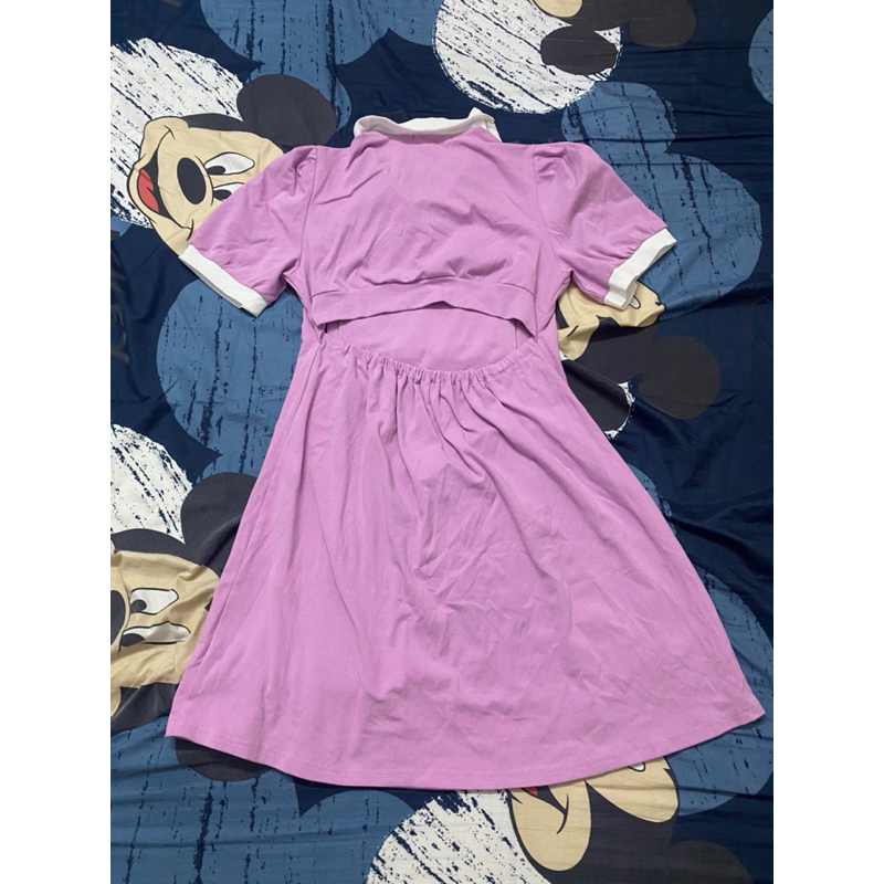 Pass váy hồng dáng A