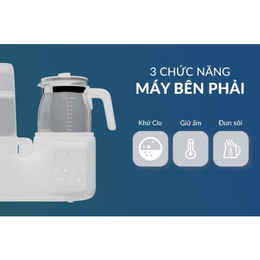 Máy đa năng điện tử  Fatz.baby - Multimax 3 - nấu cháo, hâm nóng nhanh và sấy khô - Bảo hành 1 năm