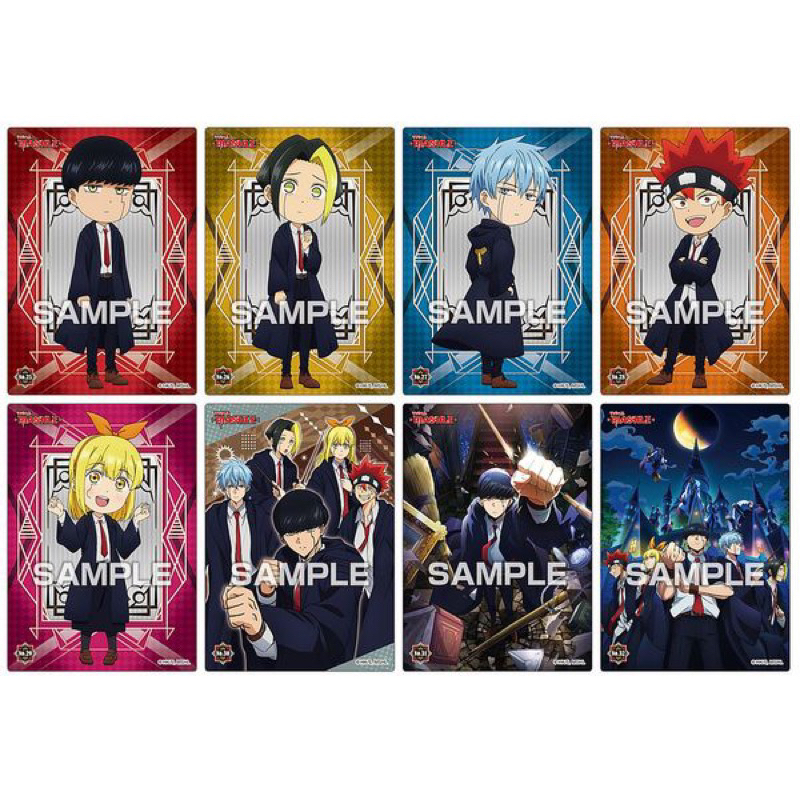 Thẻ nhân phẩm Mashle clear collection gói 1 thẻ