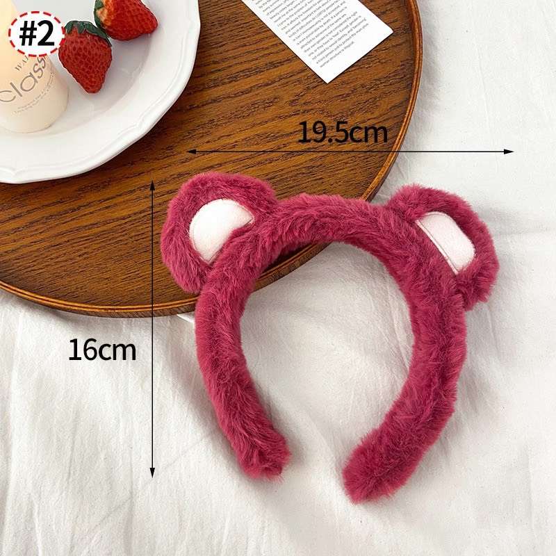 Băng Đô Cài Tóc Rửa Mặt Hình Tai Gấu Dễ Thương Xinh Xắn Dành Cho Nữ