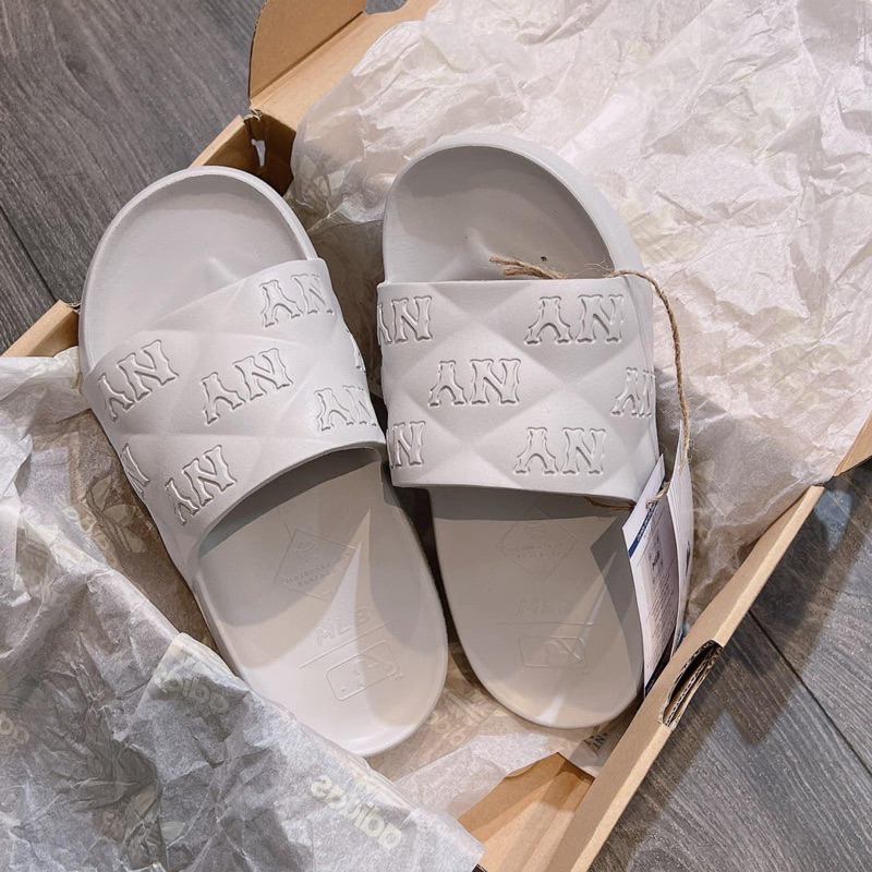 Dép MLB Quai Ngang Đúc Nguyên Khối Chống Nước Fullbox