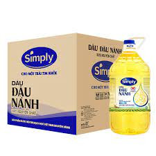 Dầu Ăn Simply Đậu Nành 5L