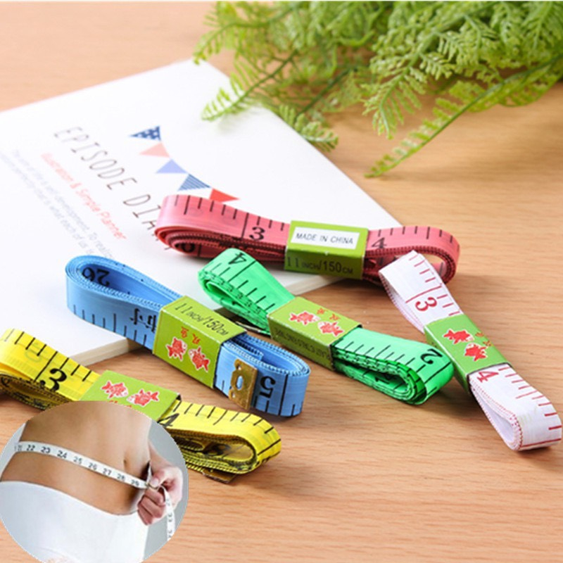 Thước dây dài 1,5m đầu thép, thước Đo Đạc độ dài, May Đồ, Đo 3 Vòng