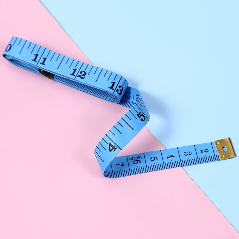 Thước dây dài 1,5m đầu thép, thước Đo Đạc độ dài, May Đồ, Đo 3 Vòng