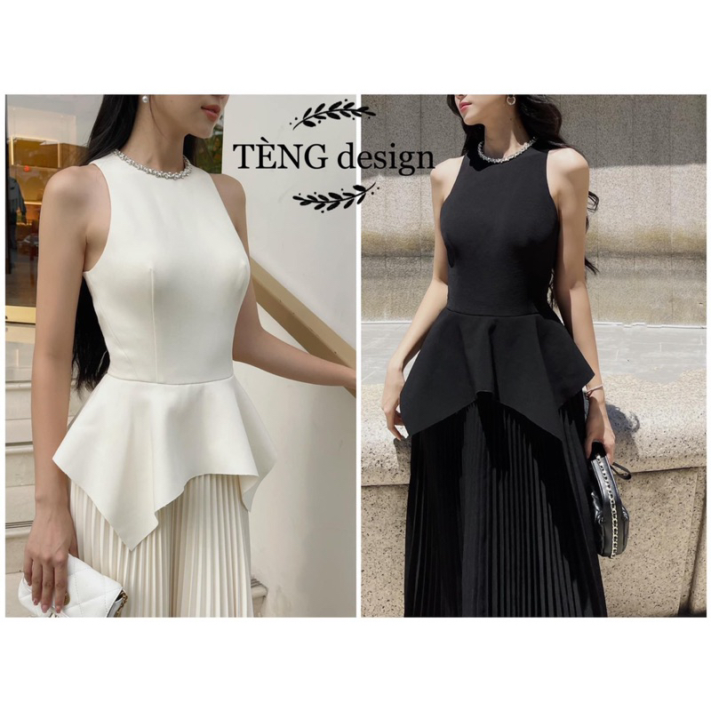 Váy Đầm Trắng Dự Tiệc Dáng Dài tiểu thư Siêu Xinh NUROOM