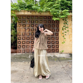 Áo yếm cổ bèo rút dây eo Nana21 Nanastore21
