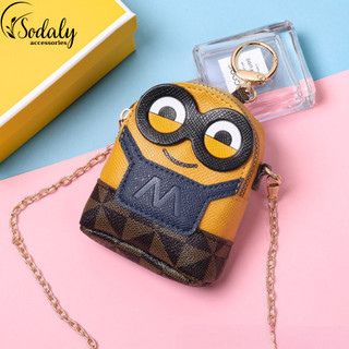Túi đeo chéo nữ mini hình minion dễ thương,ví mini cho bé hình minion kute siêu đáng yêu