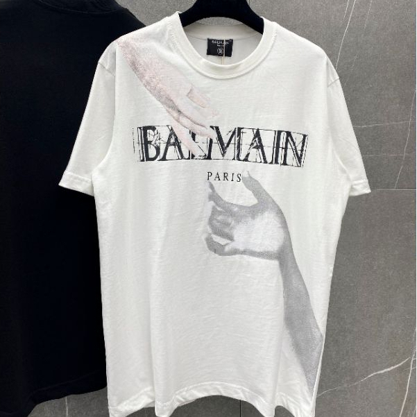 Áo phông Unisex nam nữ BALMAN Hình In Đôi Bàn Tay Chuyển Nhiệt Cực Đẹp - Chất Liệu Cotton Co Giãn 4 Chiều hottrend