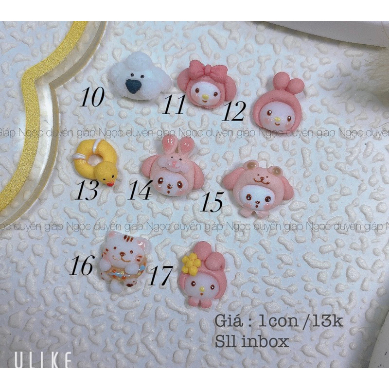 Charm nail Hàn Bảng D