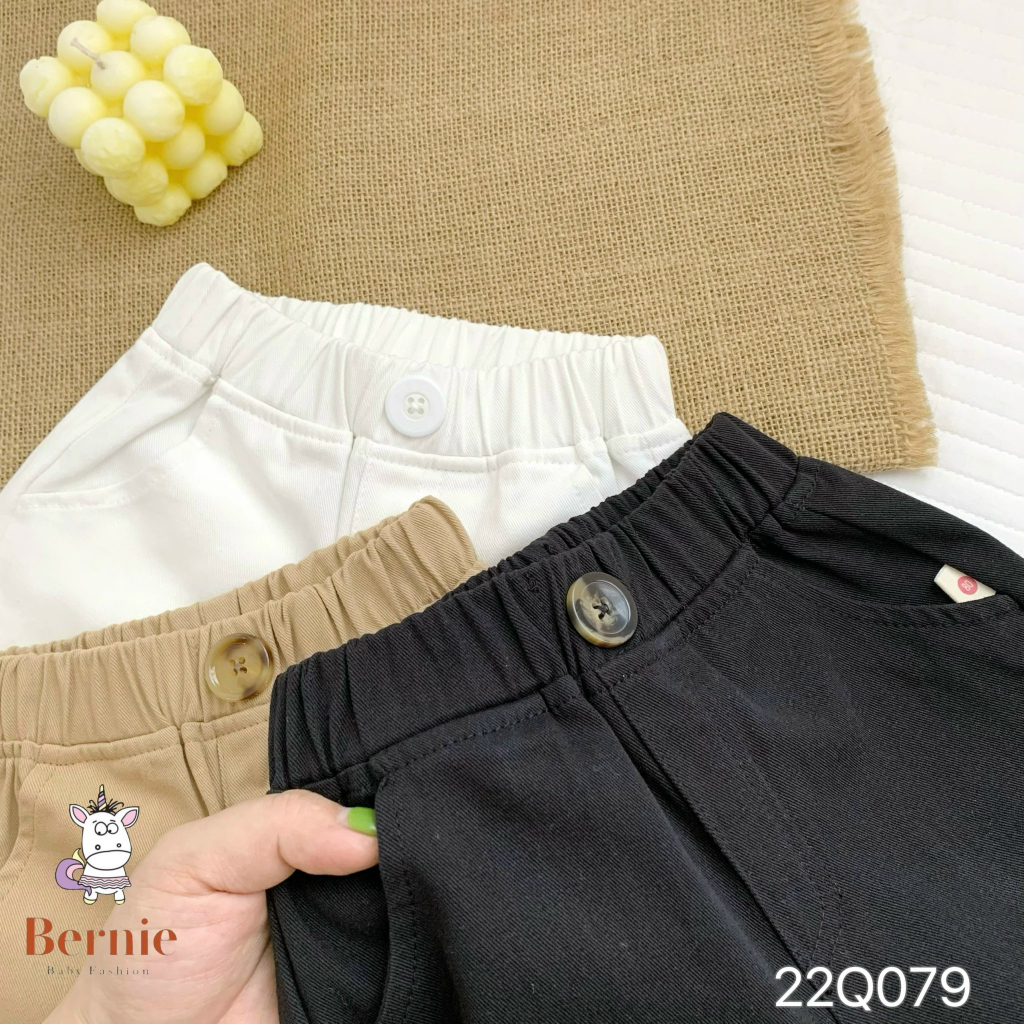Quần dài Kaki Bassic BERNIE phong cách Hàn Quốc cho bé trai BE35