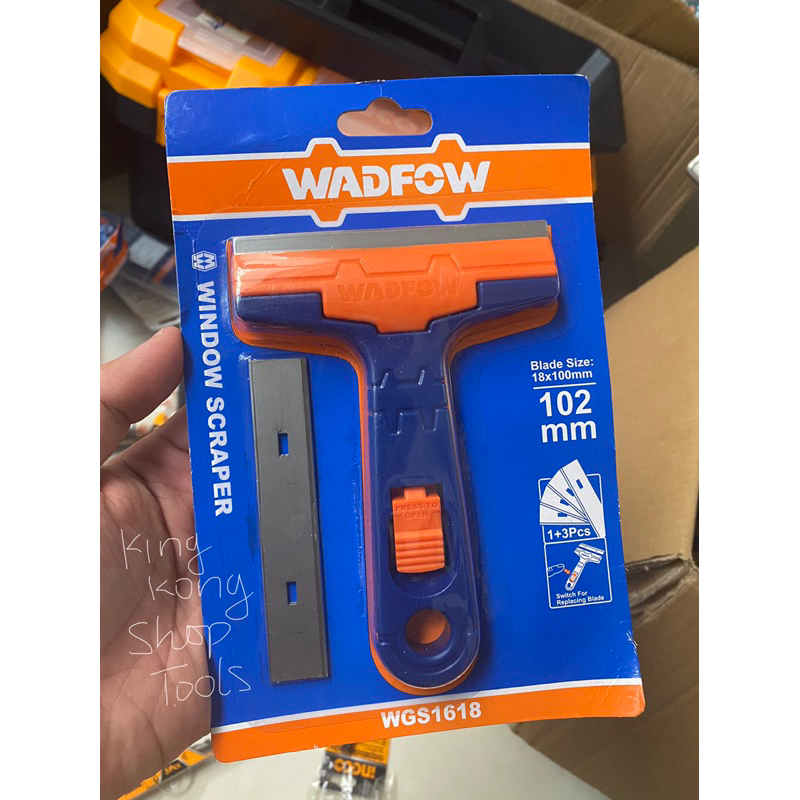 Dụng cụ vệ sinh kính cửa kính (tặng kèm 3 lưỡi) WADFOW WGS1618