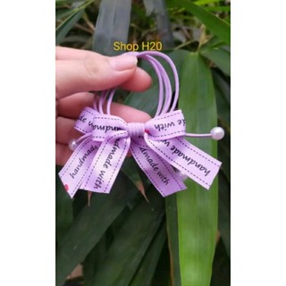 Cột tóc nơ phong cách hàn quốc dễ thương