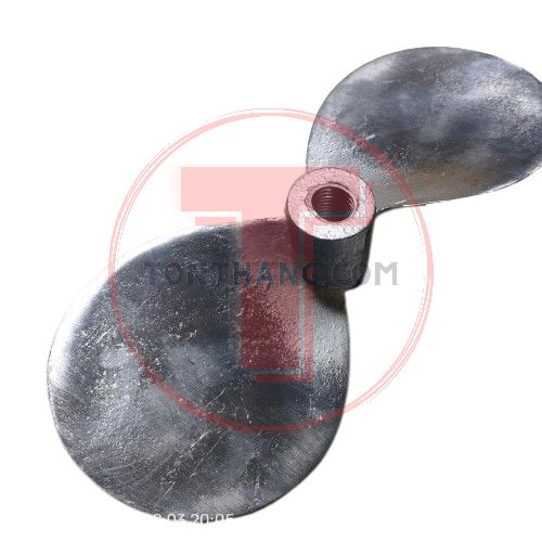 Cánh quạt gang dài 24cm ren 16mm chân vịt gang chạy ghe chạy xuồng bơm nước