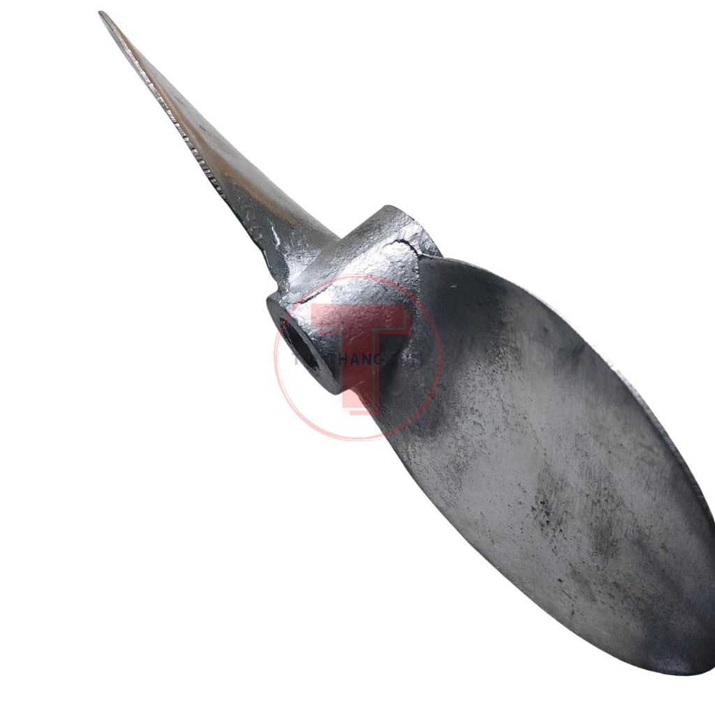 Cánh quạt gang dài 24cm ren 16mm chân vịt gang chạy ghe chạy xuồng bơm nước