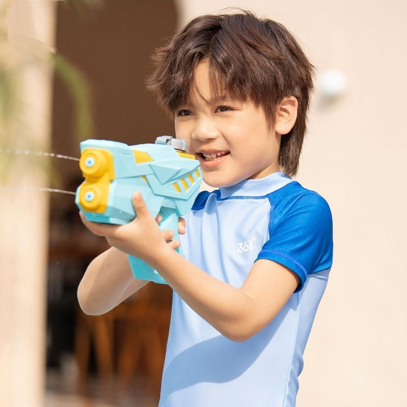 Đồ Chơi Súng Nước 2 Nòng Cho Bé Trai, Bé Gái Nhiều Màu Dung Tích Lớn 500ml - Đồ Chơi Súng Nước Cho Bé