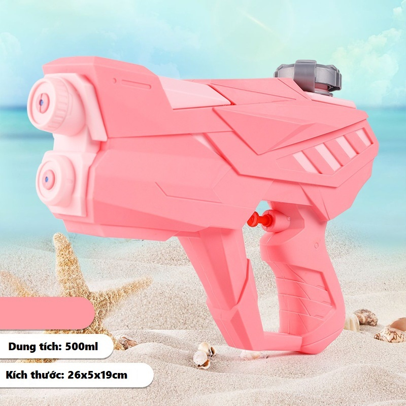 Đồ Chơi Súng Nước 2 Nòng Cho Bé Trai, Bé Gái Nhiều Màu Dung Tích Lớn 500ml - Đồ Chơi Súng Nước Cho Bé