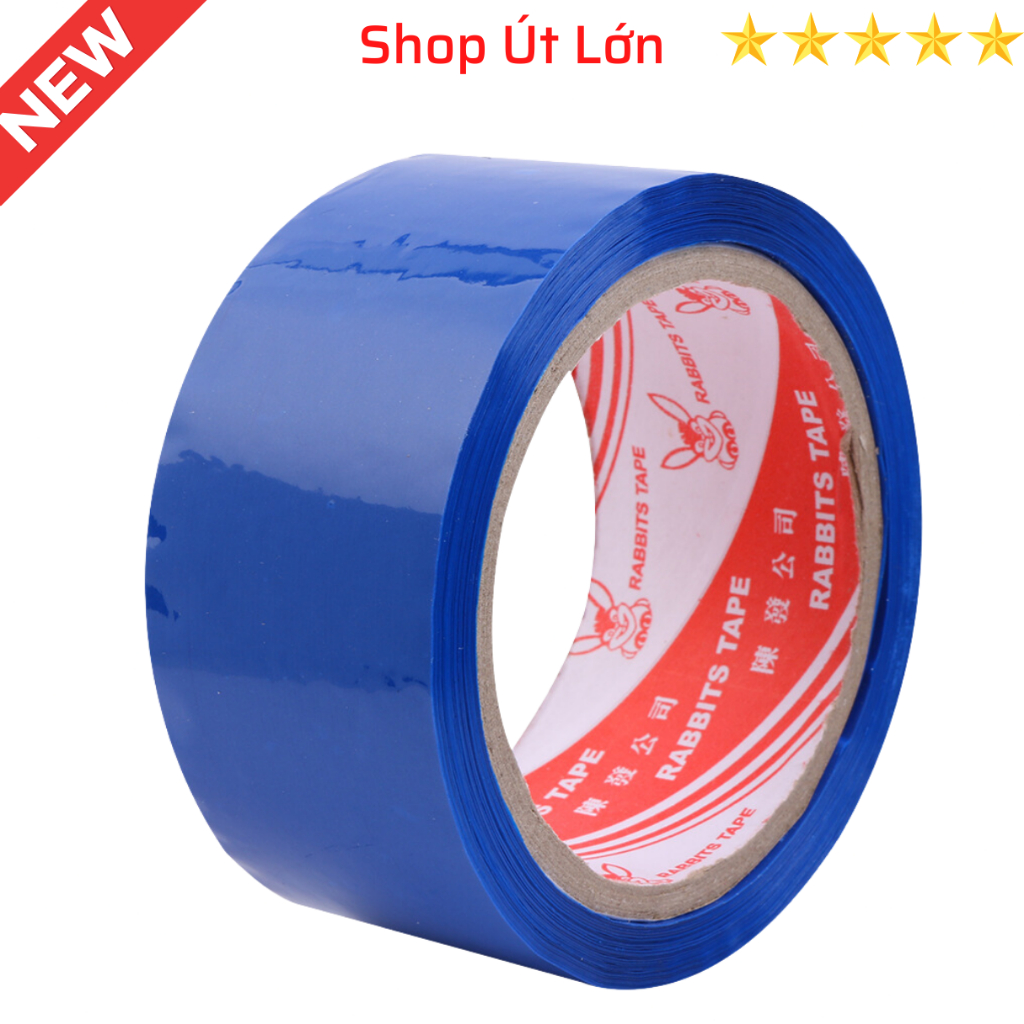 1 cuộn băng keo màu, xanh lá, xanh dương, vàng, đỏ, rộng 4.7cm 100yard