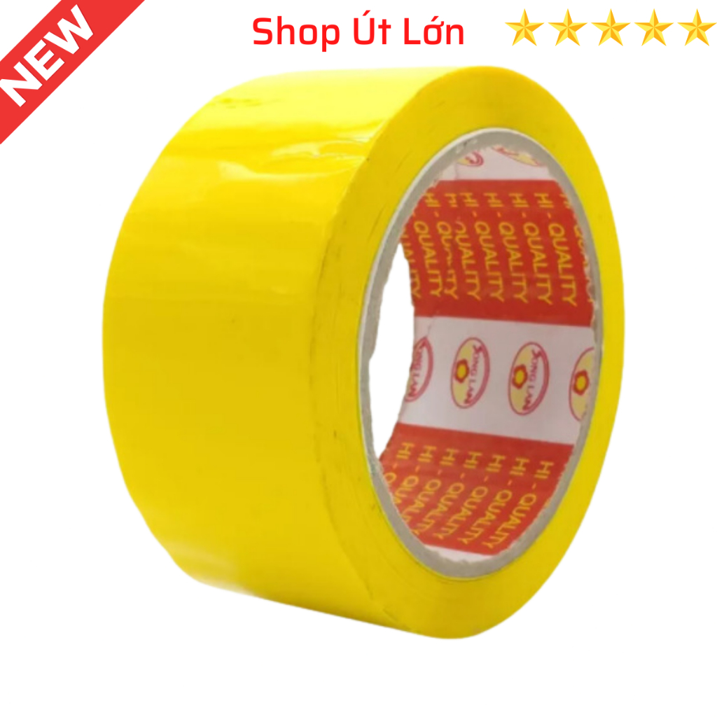 1 cuộn băng keo màu, xanh lá, xanh dương, vàng, đỏ, rộng 4.7cm 100yard