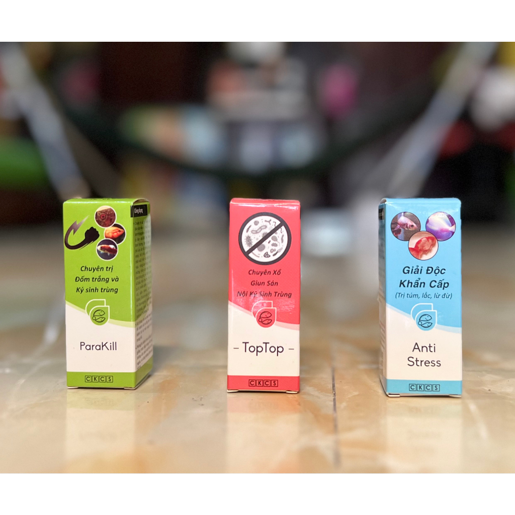 ANTI STRESS & PARAKILL & TOPTOP - Chuyên dưỡng cá cảnh