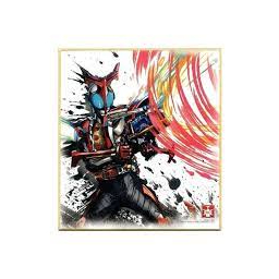 Tranh Kamen Rider Shikishi Art - Bandai, Anime Goods Chính Hãng  Nhật Bản, size 16 x 16cm