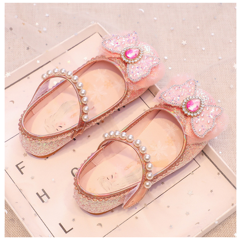 Giày búp bê công chúa Elsa cho bé gái 2-7 tuổi đi học, đi chơi