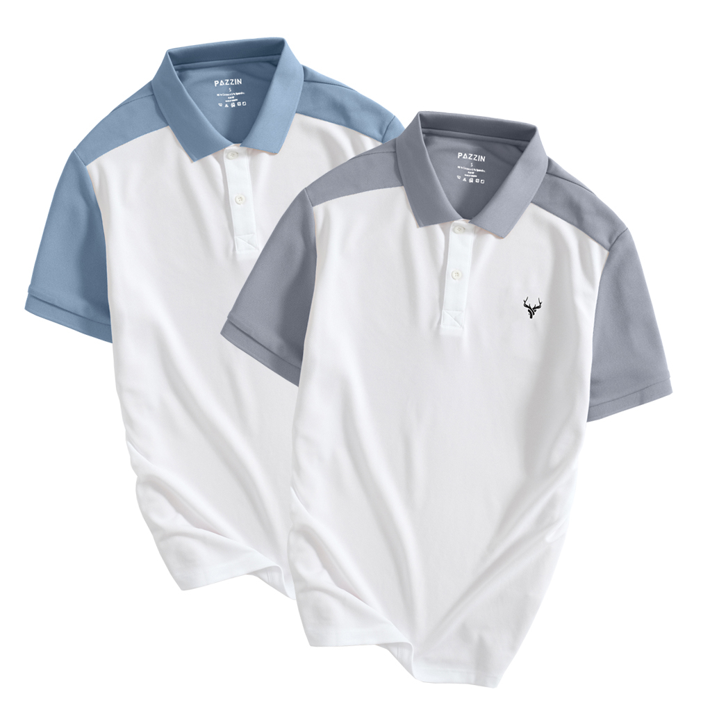 COMBO Áo Polo Nam Thiết Kế Vải Cá Sấu Cotton Ngắn Tay Cực Lịch Lãm HTU520