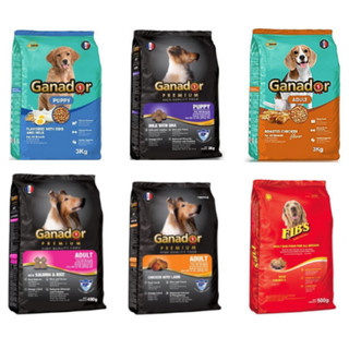 Thức ăn chó lớn ganador bao 10kg: gà, cá hồi, cừu