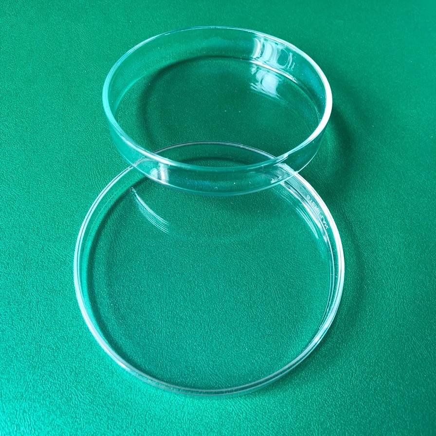 1 CẶP ĐĨA PETRI THỦY TINH NHIỀU SIZE- ĐỨC