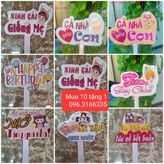 Hastag Sinh Nhật, Bảng cầm tay chụp ảnh Sinh Nhật,hastag cầm tay sinh nhật cho bé,cho bạn,cho người thân