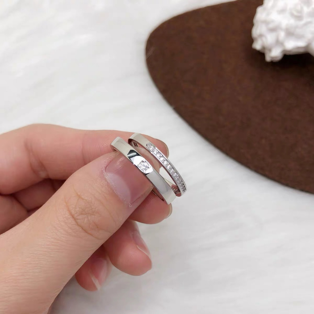 Nhẫn Đôi Bạc Dreamsilver, Nhẫn Cặp "The Wedding Ring" Chỉnh Được Size ND020
