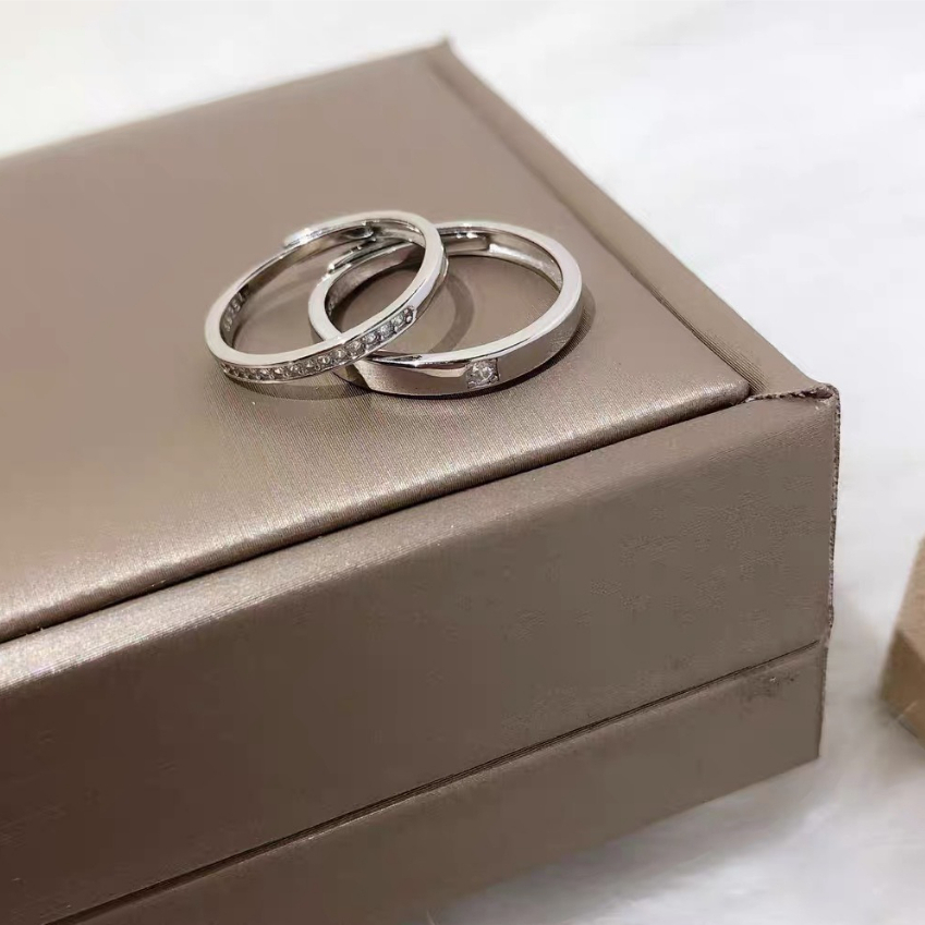 Nhẫn Đôi Bạc Dreamsilver, Nhẫn Cặp "The Wedding Ring" Chỉnh Được Size ND020