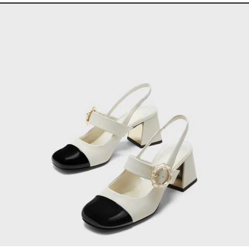 Giày Bup Bê Cnk new  cao 6p quai cách điệu hiện đại