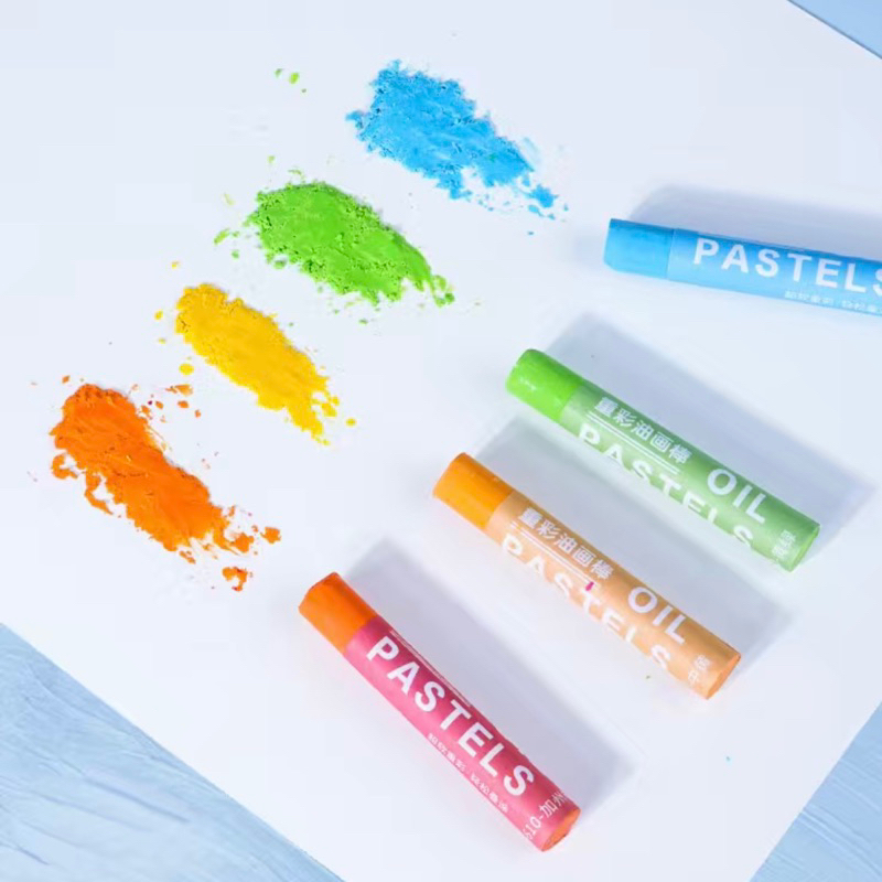 Màu sáp mềm oil pastel 12/24/36/48 màu giá rẻ cho học sinh , sinh viên