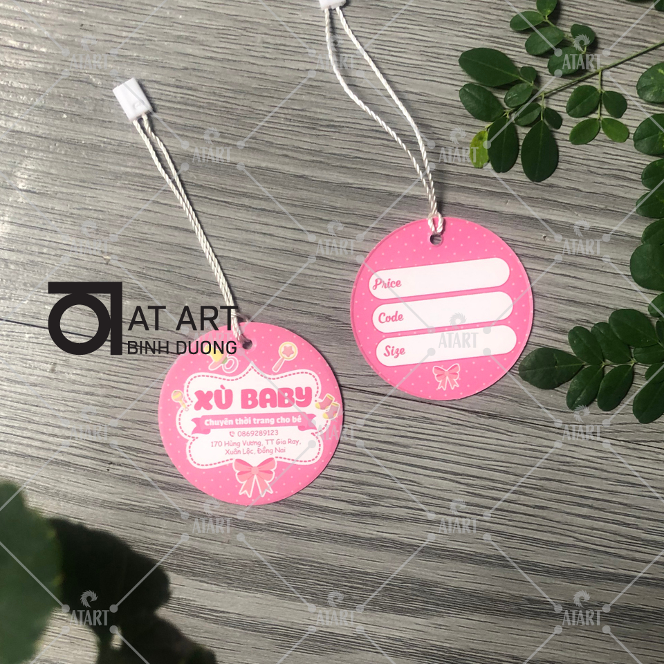 In tag tròn , thẻ treo tròn theo yêu cầu - Tranbd