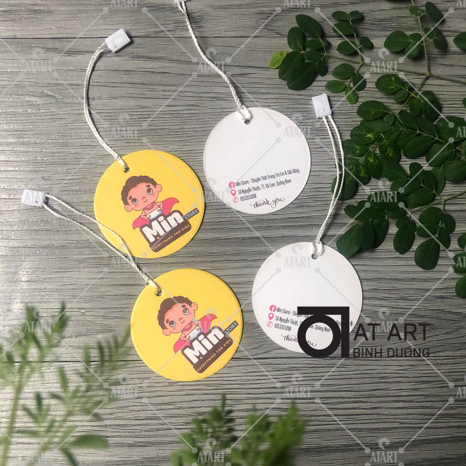 In tag tròn , thẻ treo tròn theo yêu cầu - Tranbd