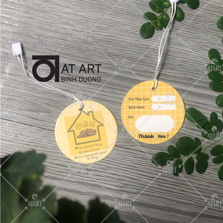 In tag tròn , thẻ treo tròn theo yêu cầu - Tranbd
