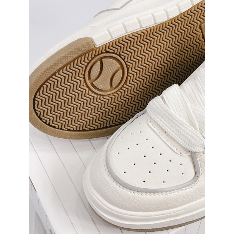 JDK STORE_Giày Sneaker M.L.B Liner Đế Nâu Line Xám Phản Quang