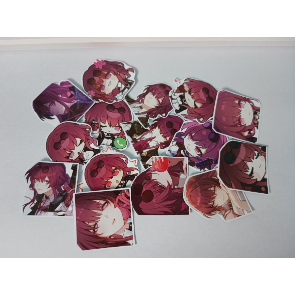 - Set 10/15 Sticker Kafka game Honkai Star Rail hình dán trang trí laptop. điện thoại siêu đẹp
